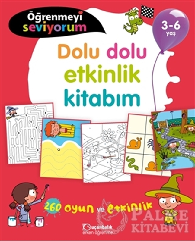 resm Dolu Dolu Etkinlik Kitabım - Öğrenmeyi Seviyorum 3-6 Yaş