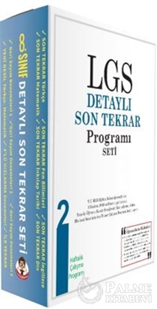 Resim LGS Detaylı Son Tekrar Programı Seti