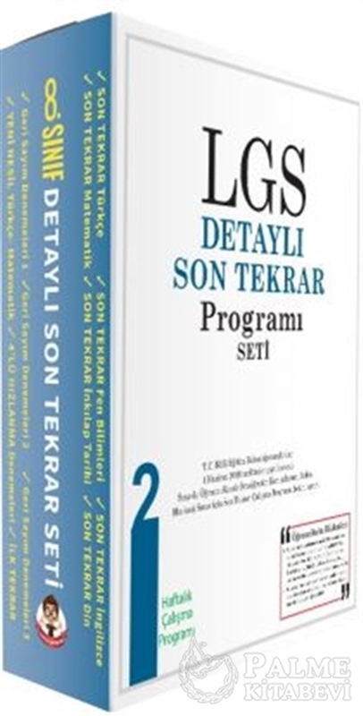 resm LGS Detaylı Son Tekrar Programı Seti