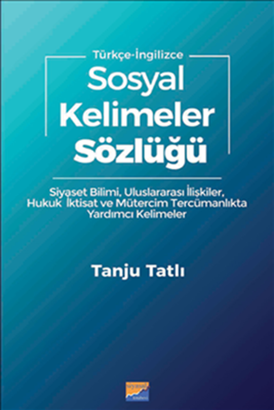 resm Türkçe- İngilizce Sosyal Kelimeler Sözlüğü