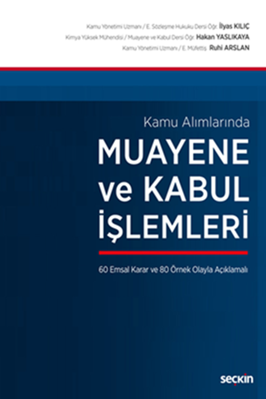resm Kamu Alımlarında Muayene ve Kabul İşlemleri