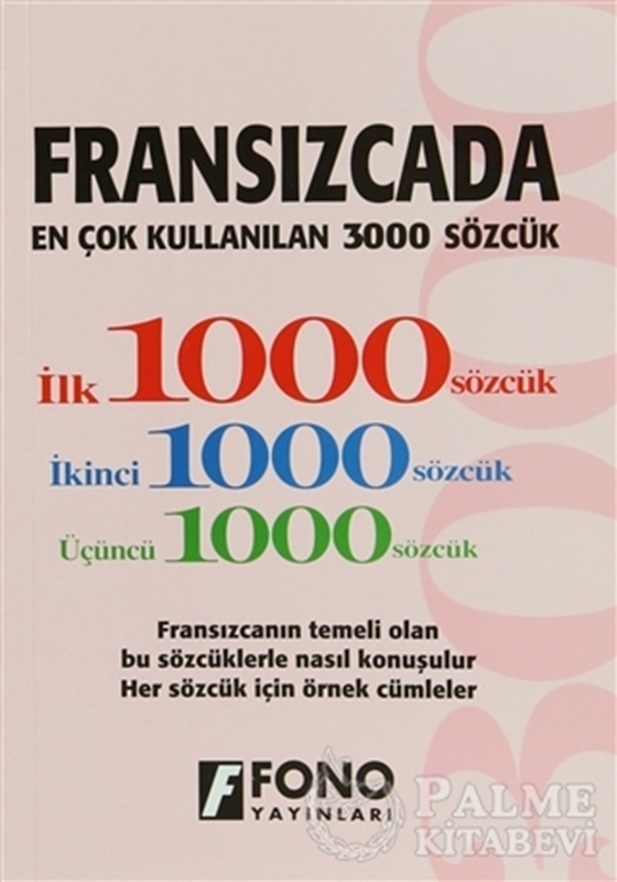 resm Fransızcada En Çok Kullanılan 3000 Sözcük