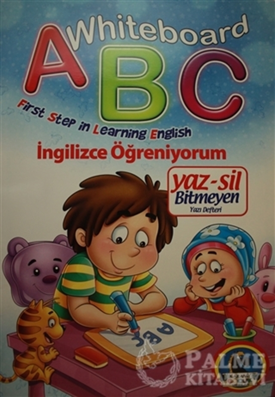 resm Whiteboard ABC First Step in Learning English / Yaz-Sil Bitmeyen Yazı Defteri