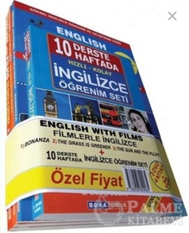 resm English with Films - Filmlerle 10 Haftada İngilizce Öğrenim Seti (4 Kitap + 3 DVD)