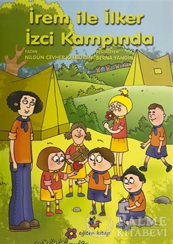 resm İrem ile İlker İzci Kampında