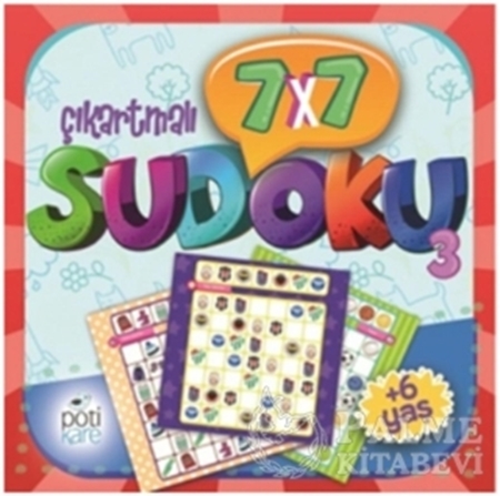 Resim 7x7 Çıkartmalı Sudoku (3)