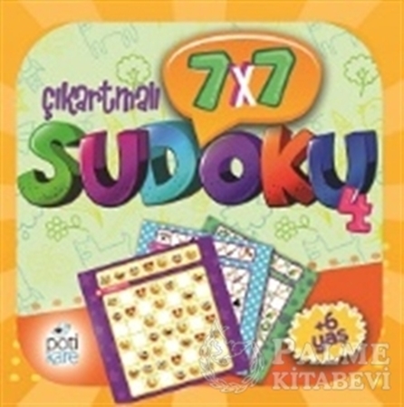 Resim 7x7 Çıkartmalı Sudoku - 4 (Çıkartmalı)