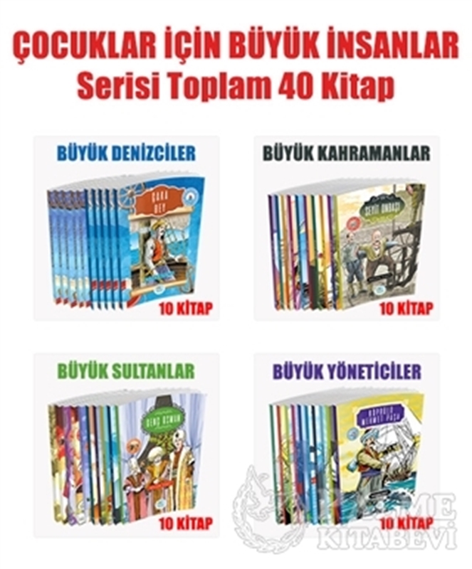 resm Çocuklar İçin Büyük İnsanlar Serisi (40 Kitap)