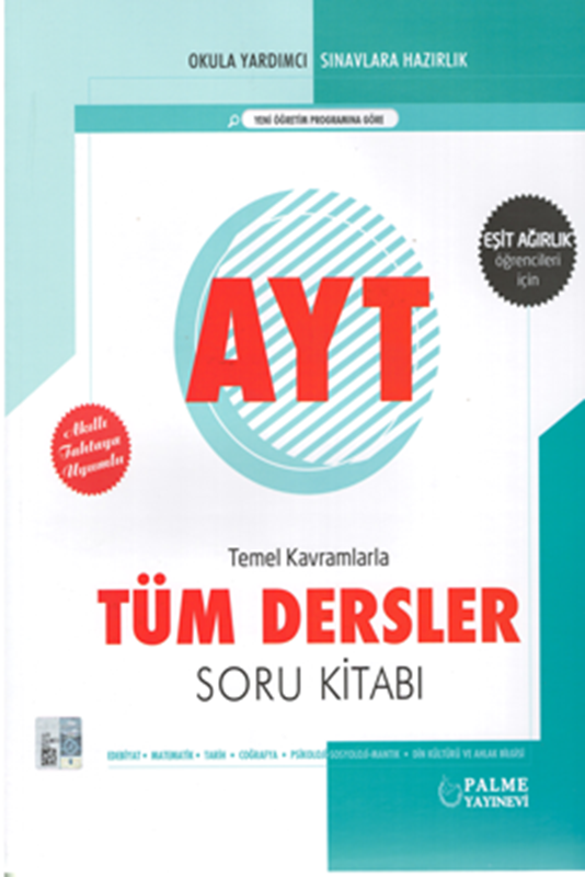 resm YKS AYT Eşit Ağırlık Tüm Dersler Soru Kitabı