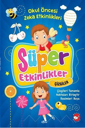 Resim Süper Etkinlikler Çizgiler - Okul Öncesi Zeka Etkinlikleri