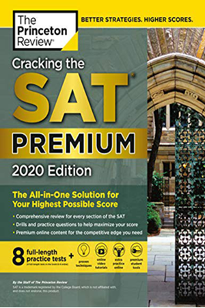 Resim Cracking the SAT Premium Edition with 8 Practice Tests, 2020