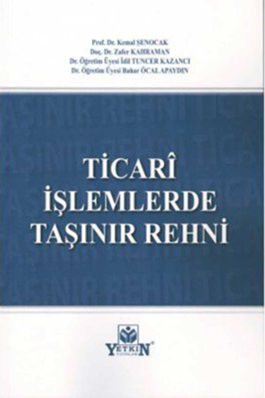 resm Ticari İşlemlerde Taşınır Rehni