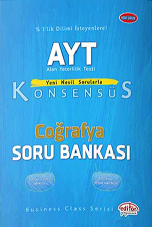 Resim AYT Konsensüs Coğrafya Soru Bankası