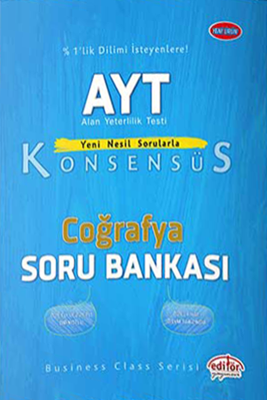 resm AYT Konsensüs Coğrafya Soru Bankası