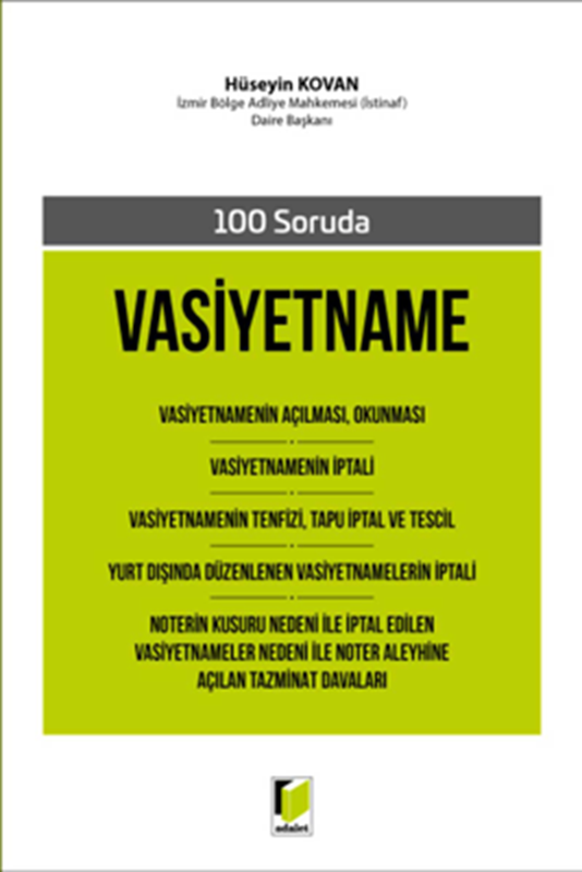 resm 100 Soruda Vasiyetname