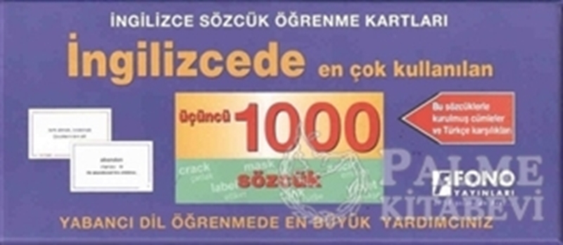resm İngilizcede En Çok Kullanılan Üçüncü 1000 Sözcük