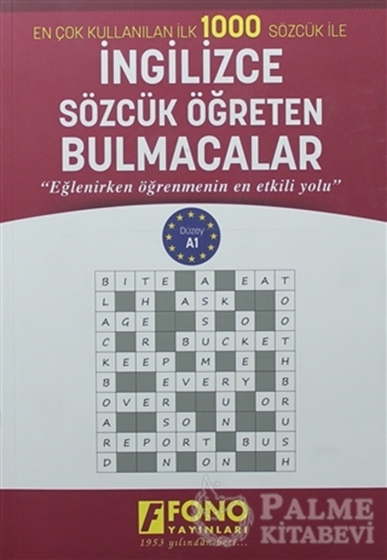 resm İngilizce Sözcük Öğreten Bulmacalar Düzey A1