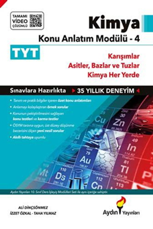 Resim TYT Kimya Konu Anlatım Modülü 4