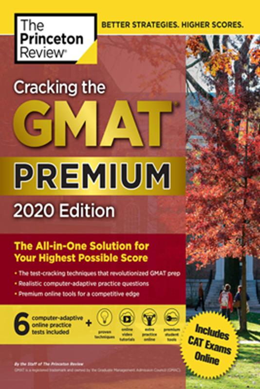 resm Cracking the GMAT Premium 2020 Edition with 6
