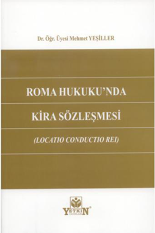 resm Roma Hukuku'nda Kira Sözleşmesi