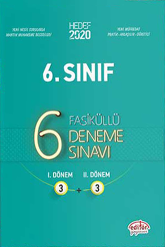 resm 6. Sınıf Çözümlü 6 Fasikül Deneme Sınavı