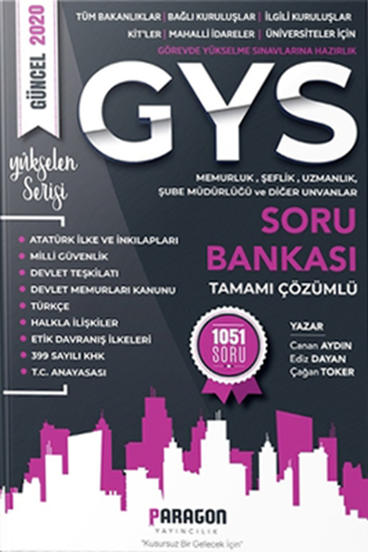 resm Tüm Kurumlar İçin GYS Çözümlü Soru Bankası