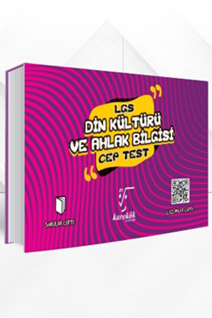Resim 8.Sınıf LGS Cep Test Din Kültürü ve Ahlak Bilgisi