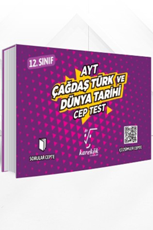 resm AYT Cep Test Çağdaş Türk ve Dünya Tarihi