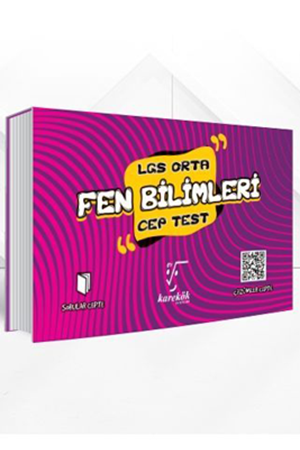 Resim 8. Sınıf LGS Fen Bilimleri Cep Test Orta