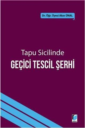 Resim Geçici Tescil Şerhi