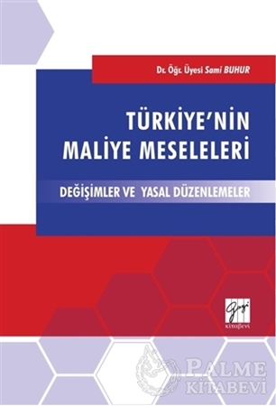 Resim Türkiye'nin Maliye Meseleleri