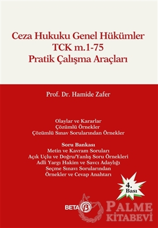 resm Ceza Hukuku Genel Hükümler TCK m.1-75 Pratik Çalışma Araçları