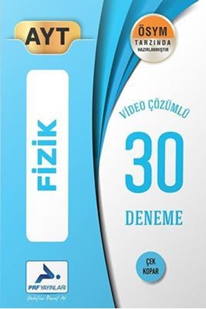 Resim AYT Fizik Video Çözümlü 30 Deneme