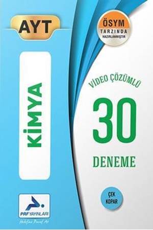Resim AYT Kimya Video Çözümlü 30 Deneme