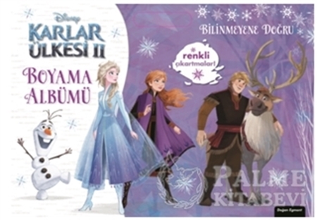 Resim Disney Karlar Ülkesi 2 - Boyama Albümü Bilinmeyene Doğru