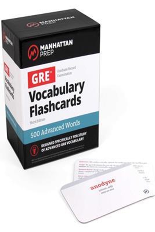 resm Manhattan Prep, 500 Advanced Words: GRE Vocabulary Flashcards