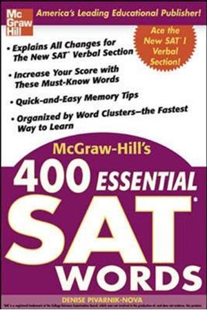Resim McGraw-Hill's 400 Essential Sat Words