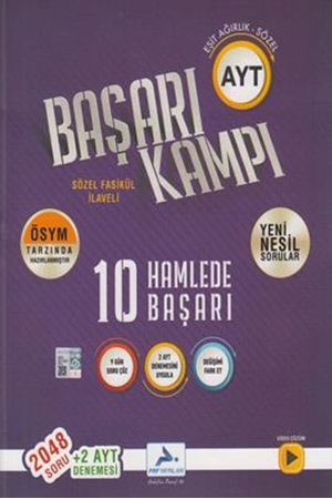 Resim AYT Eşit Ağırlık Sözel Başarı Kampı 10 Hamlede Başarı