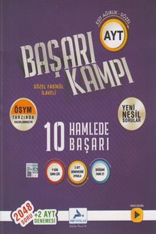 resm AYT Eşit Ağırlık Sözel Başarı Kampı 10 Hamlede Başarı