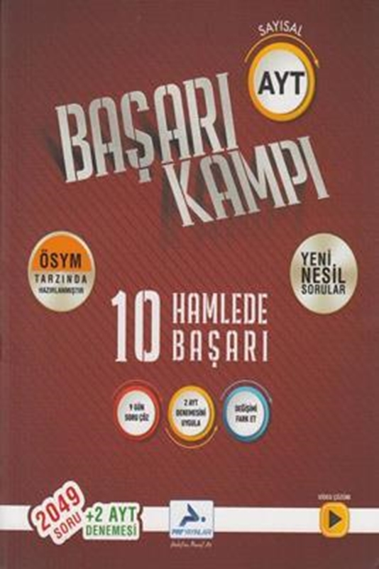 resm Paraf Yayınları AYT Sayısal Başarı Kampı 10 Hamlede Başarı