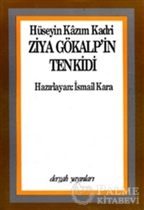 resm Ziya Gökalp'in Tenkidi