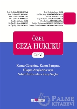 Resim Özel Ceza Hukuku Cilt 6