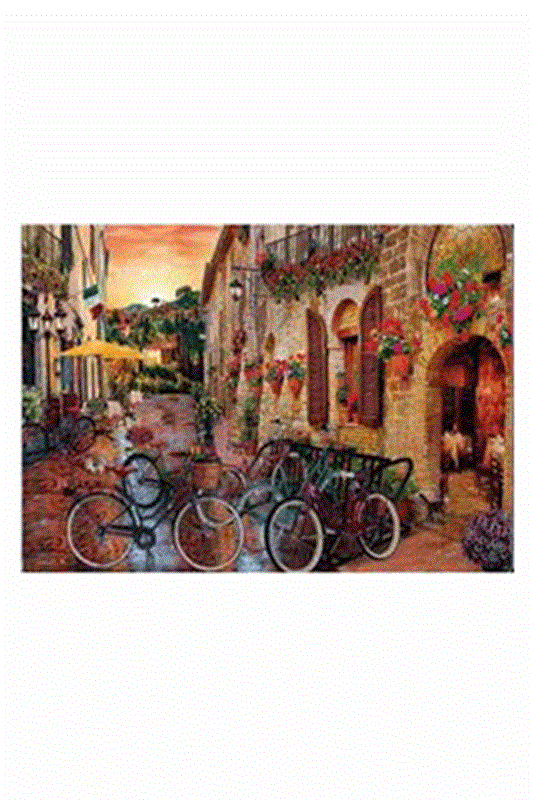resm Toscana Keyfi / Biking İn Tuscany - 1000 Parça - 1068