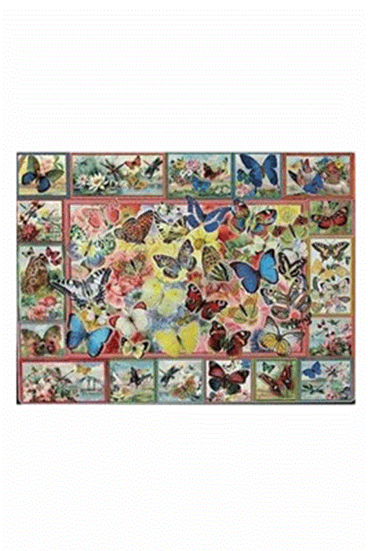 resm Kelebekler / Lots Of Butterflies - 1000 Parça - 1094