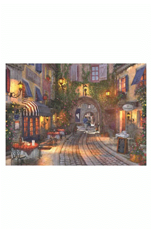 resm Fransız Sokağı / French Walkway - 500 Parça - 3602