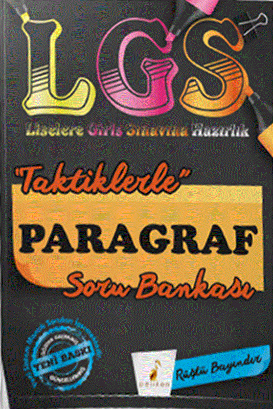 resm LGS Liselere Giriş Sınavına Hazırlık Taktiklerle Paragraf Soru Bankası