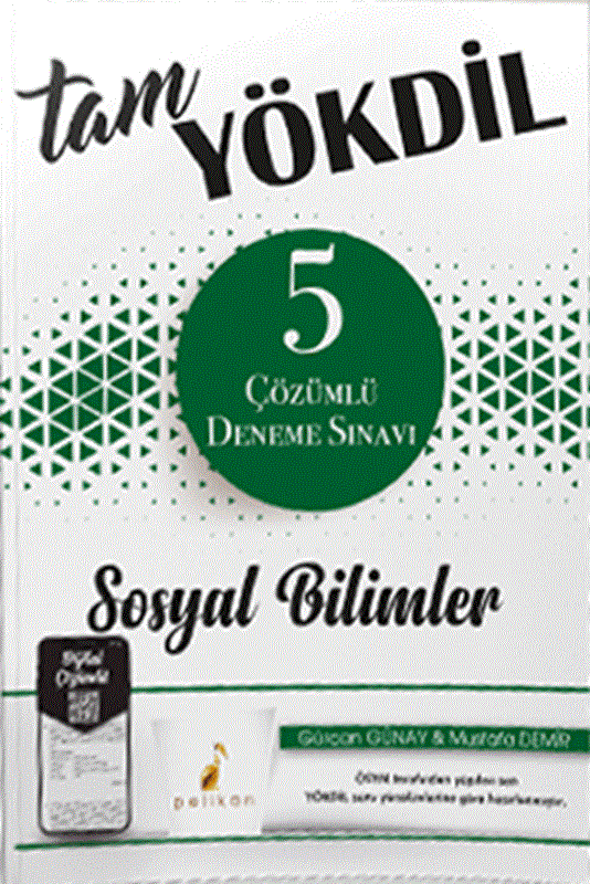 resm YÖKDİL Sosyal Bilimler Çözümlü 5 Deneme Sınavı