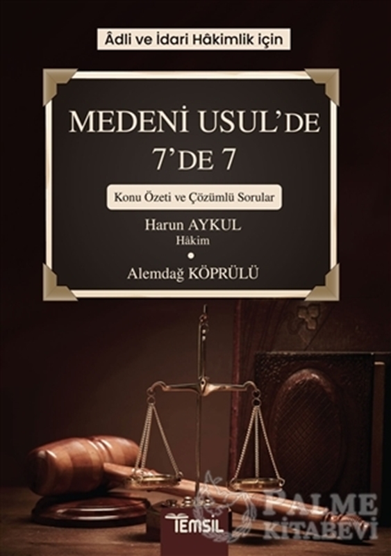 resm Adli ve İdari Hakimlik İçin Medeni Usul’de 7’de 7