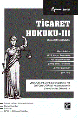 Resim Ticaret Hukuku - III (Kıymetli Evrak Hukuku)