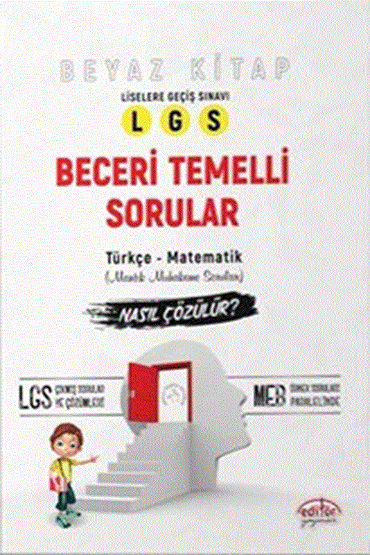 resm 8. Sınıf LGS Beceri Temelli Sorular Nasıl Çözülür Beyaz Kitap